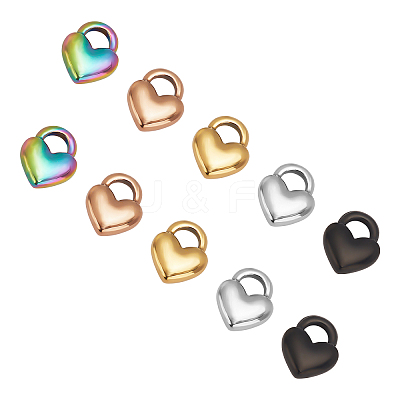PVD Vacuum Plating 304 Stainless Steel Charms STAS-UN0014-07-1
