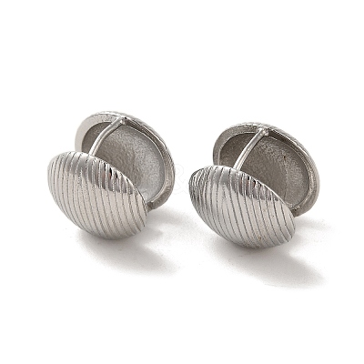 Non-Tarnish 304 Stainlee Steel Hoop Earring EJEW-Z045-13P-1