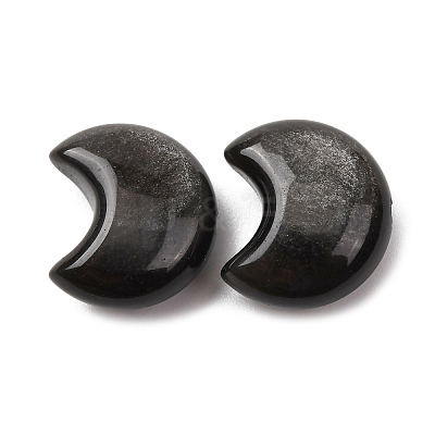 Natural Silver Sheen Obsidian Beads G-Z156-A01-1