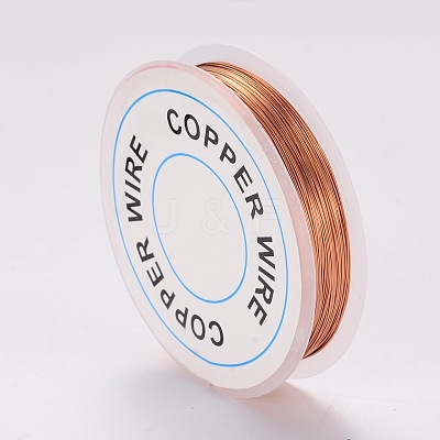 Round Copper Jewelry Wire X-CWIR-CW0.3mm-14-1