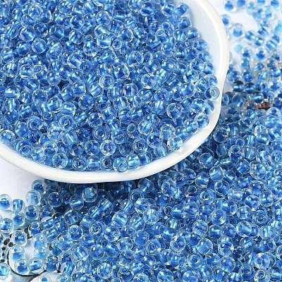 Transparent Inside Colours Glass Seed Beads X1-SEED-A032-04D-1