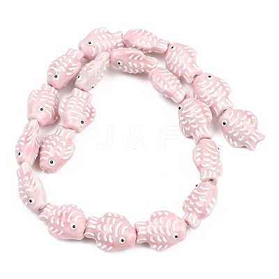 Handmade Porcelain Beads PORC-K010-08-04-1
