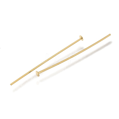 Brass Flat Head Pins KK-H502-01E-G-1