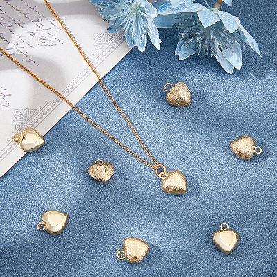 12Pcs 3 Style Brass Charms KK-CA0001-53G-1
