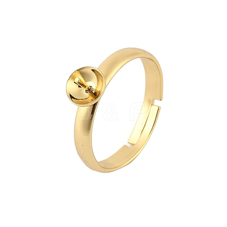 Brass Adjustable Ring Settings KK-A272-01B-G-1