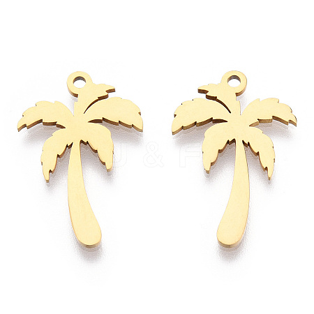 201 Stainless Steel Pendants LS-STAS-T052-48G-1