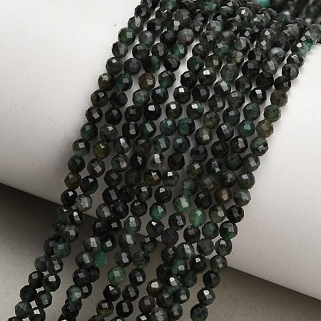 Natural Emerald Beads Strands GG-CBA77FB-B13-3mm-1