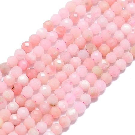 Natural Pink Opal Beads Strands G-G106-C04-02-1
