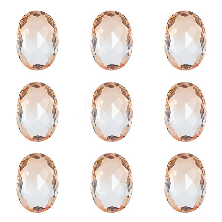 Pointed Back Glass Rhinestone Cabochons RGLA-OC0001-03D-1
