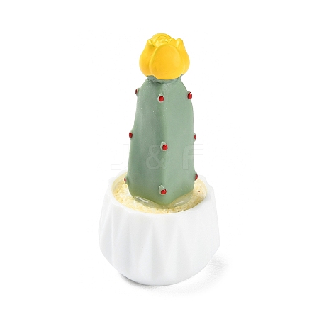 Resin Simulation Potted Cactus DJEW-F019-01A-1