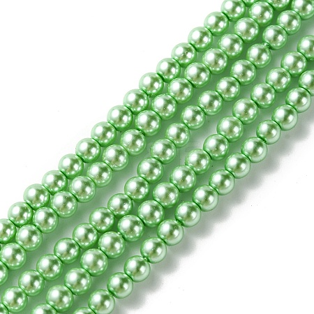 Grade A Glass Pearl Beads HY-J001-4mm-HX066-1