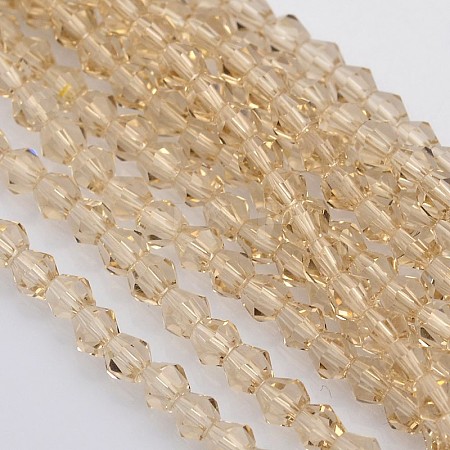 Bicone Glass Beads Strands EGLA-P016-3mm-12-1