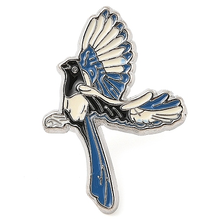 Bird Alloy Enamel Brooches JEWB-I035-08P-03-1