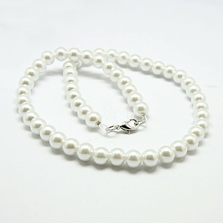 Fashion Glass Pearl Beaded Necklaces X-NJEW-D061-8mm-3-1