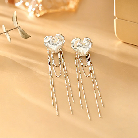 Brass Stud Earrings for Women WG5853B-02-1