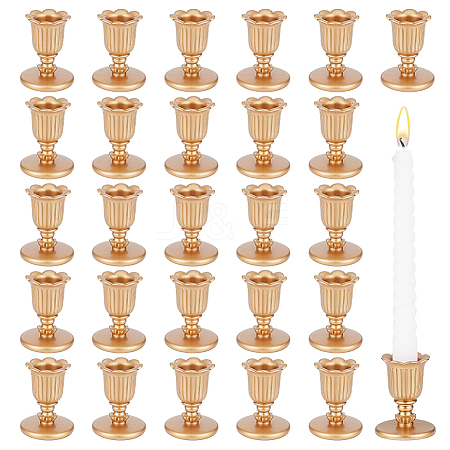 24Pcs Resin Candle Holder AJEW-WA0003-83-1