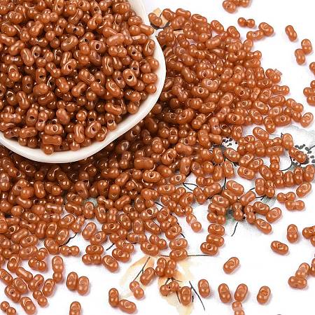 Baking Paint Glass Seed Beads SEED-L011-09A-25-1