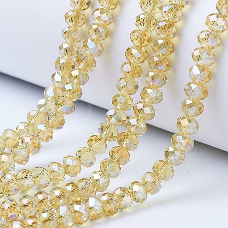 Electroplate Glass Beads Strands LS-EGLA-A034-T2mm-B18-1