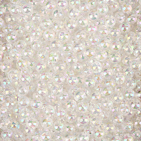 Eco-Friendly Transparent Acrylic Beads OACR-PA0001-30A-02-1