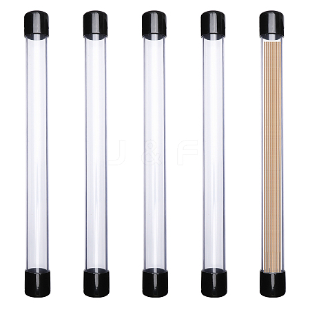 PVC Plastic & Rubber Transparent Storage Tube FIND-WH0173-158A-1
