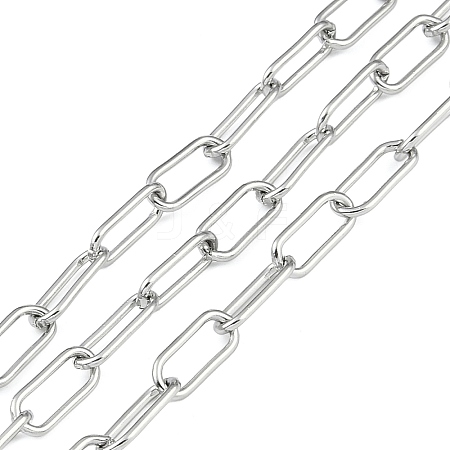 Tarnish Resistant 304 Stainless Steel Paperclip Chains CHS-F012-05P-1