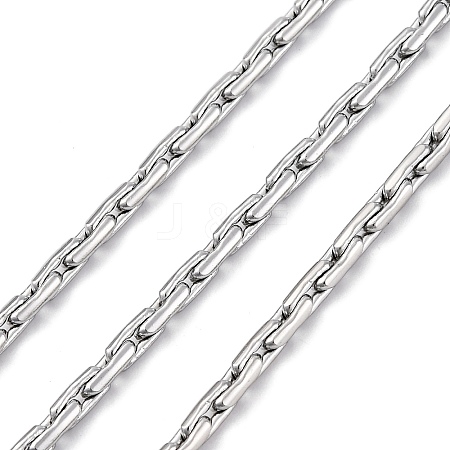 304 Stainless Steel Boston Link Chains STAS-P386-05A-P-1