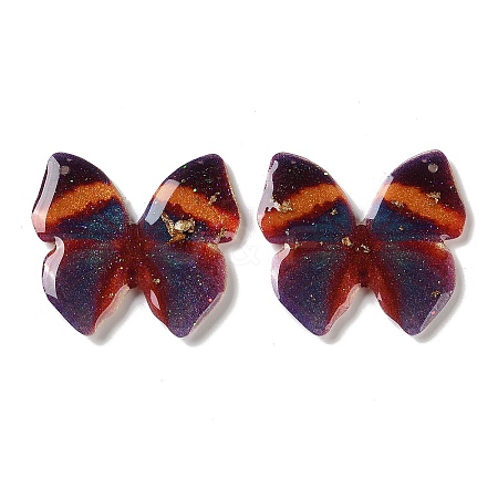 Trsnaprent Epoxy Resin Pendants RE-CBA2911-02B-1