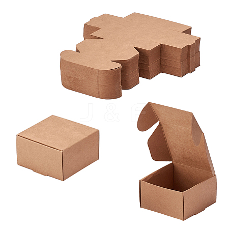 Kraft Paper Box CON-WH0036-03-1