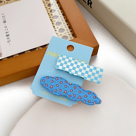 2Pcs Plastic Alligator Hair Clips PW-WG4AB33-03-1