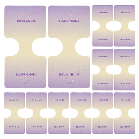 50Pcs Folding Paper Jewelry Display Cards ODIS-TA0001-07B-1