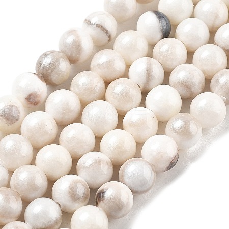 Natural Persian Jade Beads Strands X-G-A255-A02-02K-1