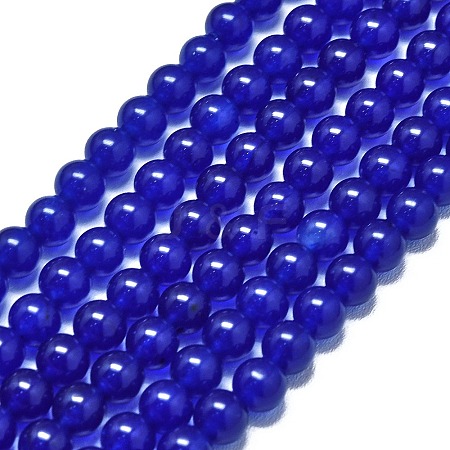 Natural Malaysia Jade Beads Strands G-L645-C01-4mm-18-1