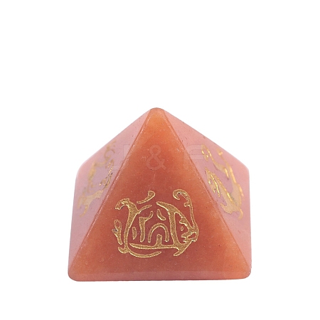 2024 New Natural Red Aventurine Carving four Mythical Beasts Pyramid Ornaments Modern Simple Crafts Crystal Ornaments PW-WG7BBAC-10-1