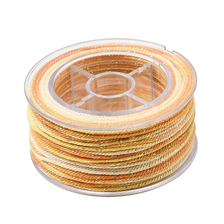 30M Segment Dyed Cotton & Metallic String Threads OCOR-F018-01D-1