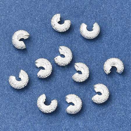 Brass Crimp Beads Covers KK-CBA1A60-05S-1