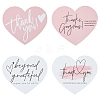 4 Bags 4 Styles Coated Paper Thank You Greeting Card DIY-FS0007-88-1