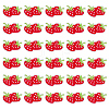 30Pcs Strawberry Computerized Embroidery Cloth Iron on/Sew on Patches PATC-FG0003-73B-1
