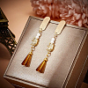 20Pcs Brass Stud Earring Findings KK-BC0008-58-5