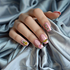 Stainless Steel DIY Nail Art Templates MRMJ-WH0092-048-5