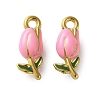 304 Stainless Steel Enamel Pendants STAS-B100-04G-01-1
