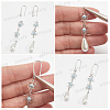 60Pcs 5 Colors Brass Earring Hooks for Earring Designs KK-SP0002-50-6