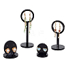 AHADERMAKER 2 Sets 2 Styles Acrylic Earring Display Stand Sets EDIS-GA0001-05A-1