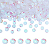 3Sets UV Plating Opaque Acrylic Beads FIND-GA0006-56-1