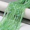 Imitation Jade Glass Beads Strands EGLA-YW0003-19B-08-2