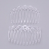 Plastic Twist Comb Hair Clip Combs LS-OHAR-WH0018-01D-1