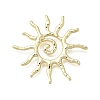 Hammered Alloy Pendants X-PALLOY-B016-03A-G-1