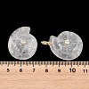Natural Quartz Crystal Pendants X-G-H353-02G-01-3