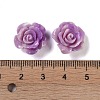 Synthetic Coral 3D Flower Rose Beads CORA-A005-14mm-27-3