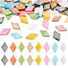 80Pcs 8 Colors Dyed Natural Freshwater Shell Beads SHEL-TA0001-26-1