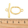 Brass Toggle Clasps KK-A223-24G-6